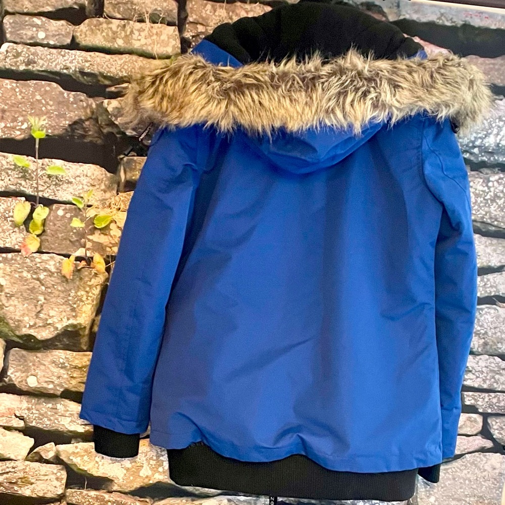 NOIZE Winter Parka in a Beautiful Bright Blue - Picture 2 of 8